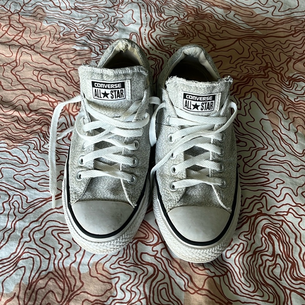 Heather Grey converse